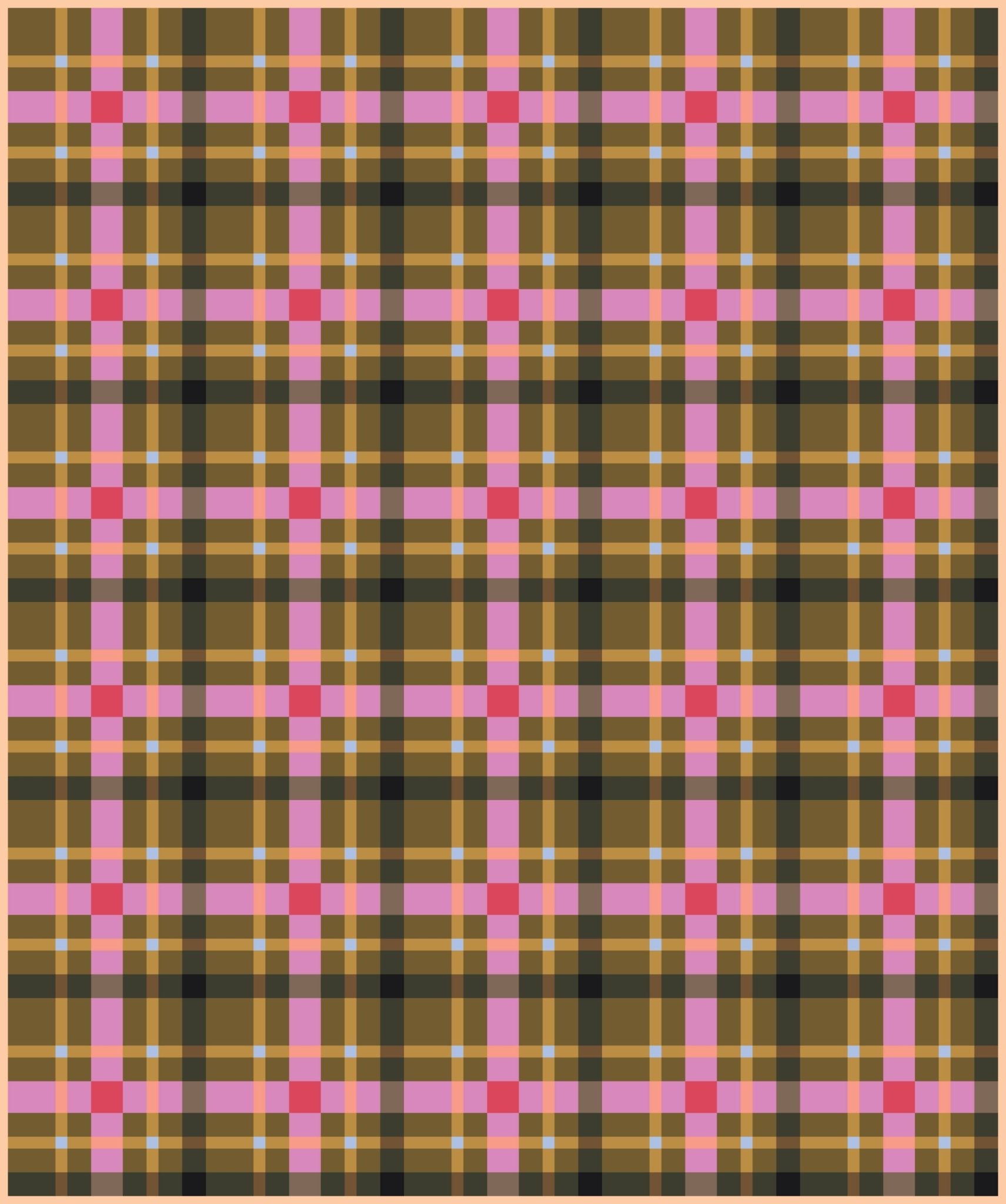 quiltkit | lo and behold stitchery | petit plaid | cover - floydthefox