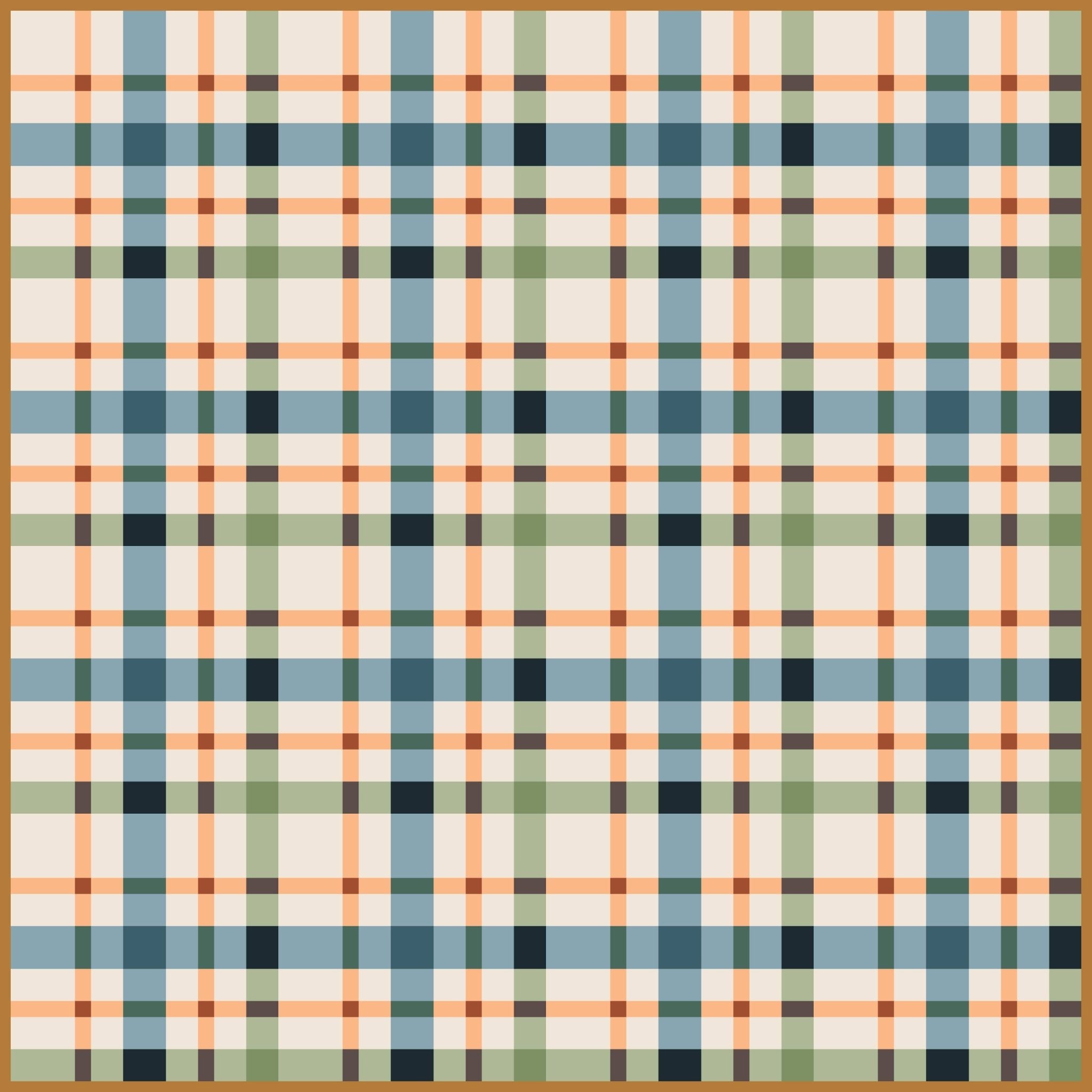 quiltkit | lo and behold stitchery | petit plaid | signature - floydthefox