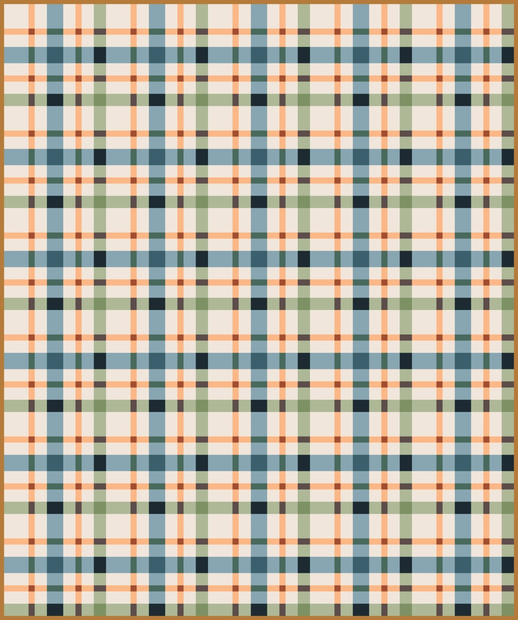 quiltkit | lo and behold stitchery | petit plaid | signature - floydthefox