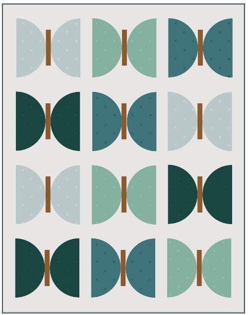 quiltkit | loandbehold stitchery | metamorphosis - floydthefox