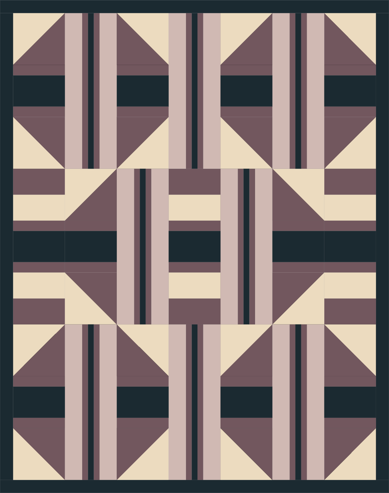 quiltkit | millie and bun designs | 3895 quilt - floydthefox