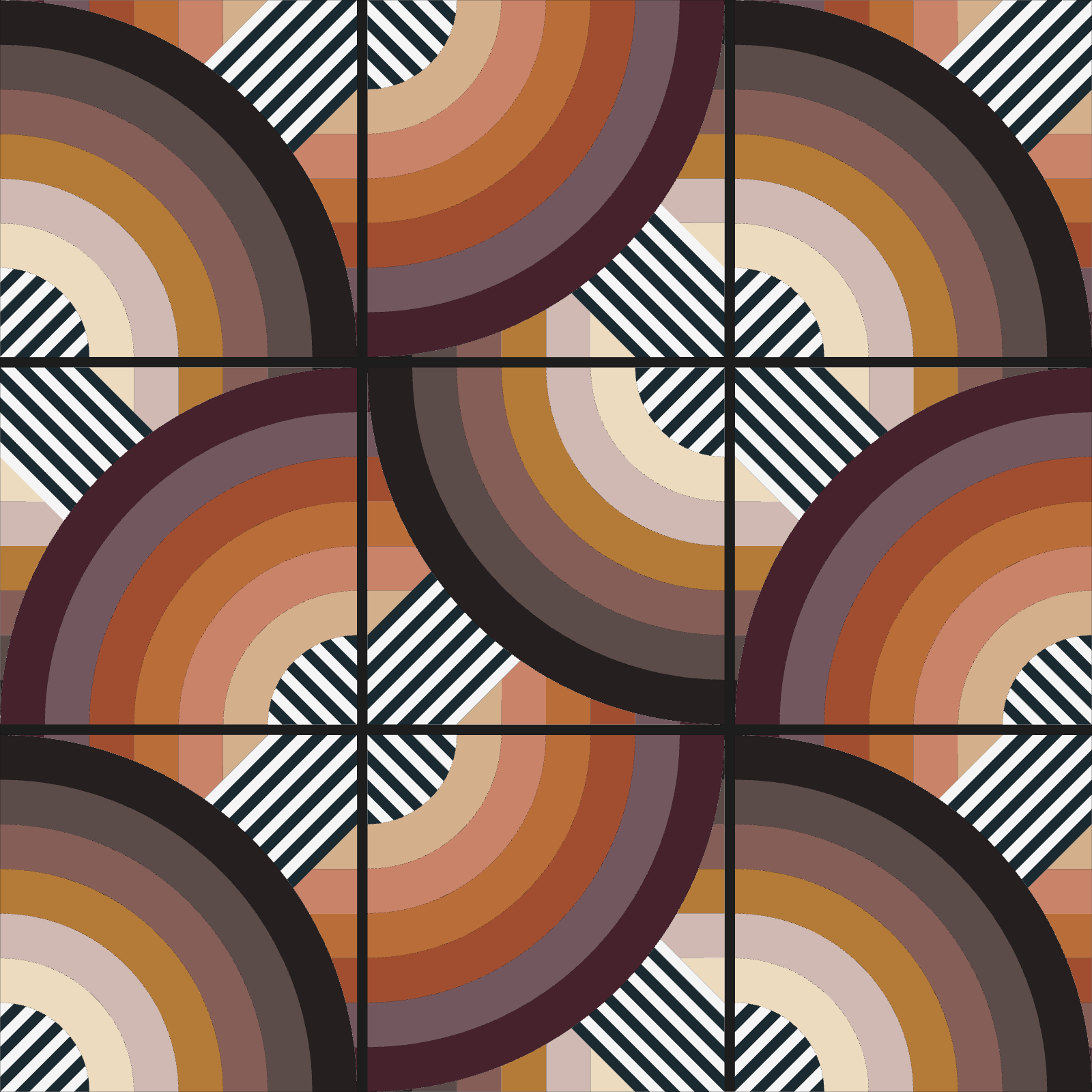 quiltkit | prairie&ocean | sonar | cover small throw - floydthefox