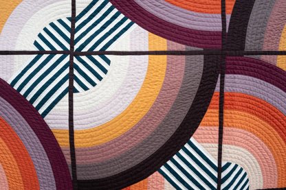 quiltkit | prairie&ocean | sonar | cover small throw - floydthefox