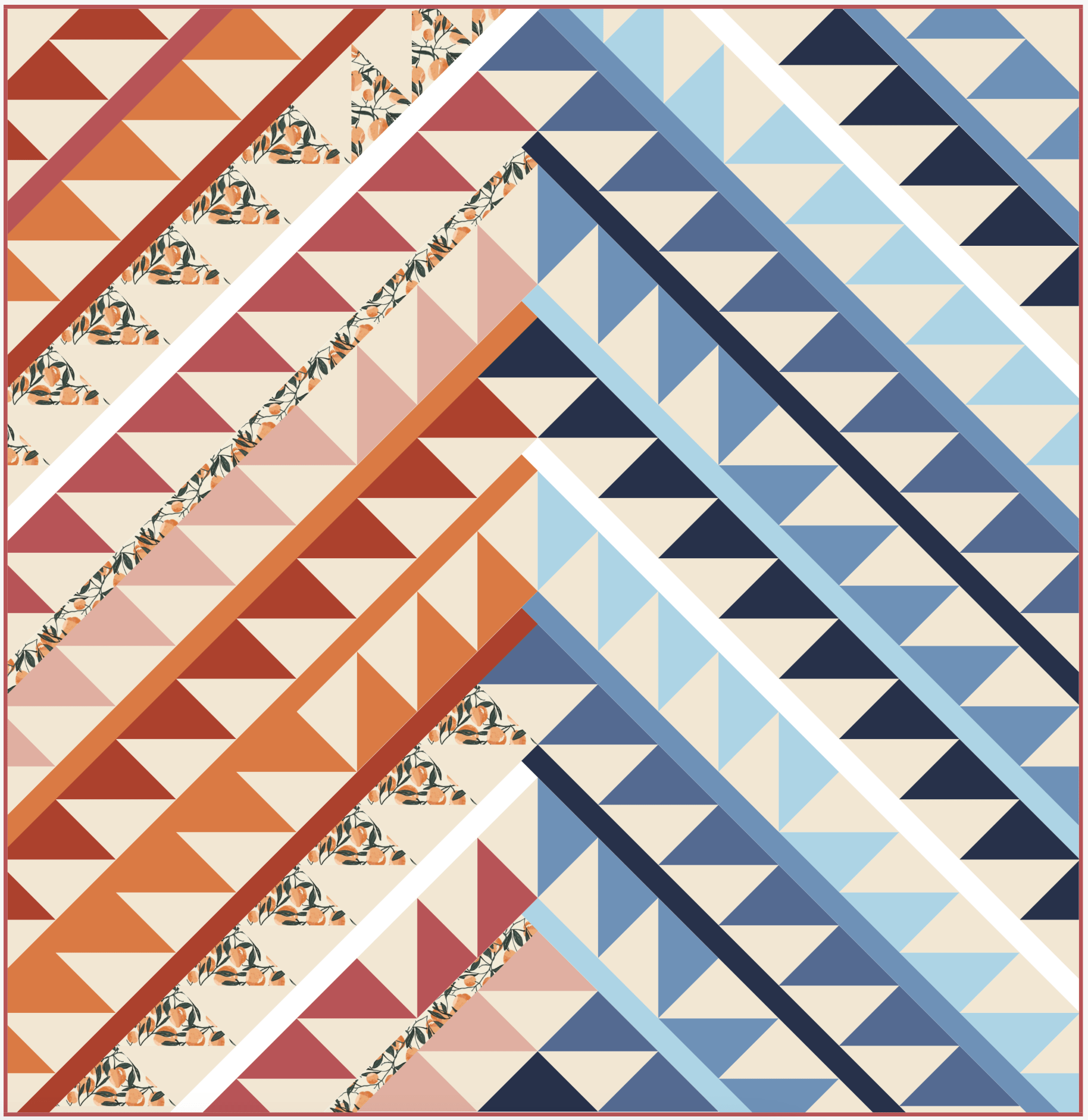 quiltkit | suzyquilts | gather quilt - throw - floydthefox