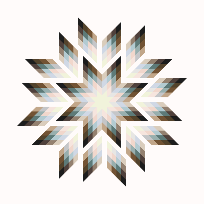 quiltkit | taralee quiltery | cosmic feathers - floydthefox