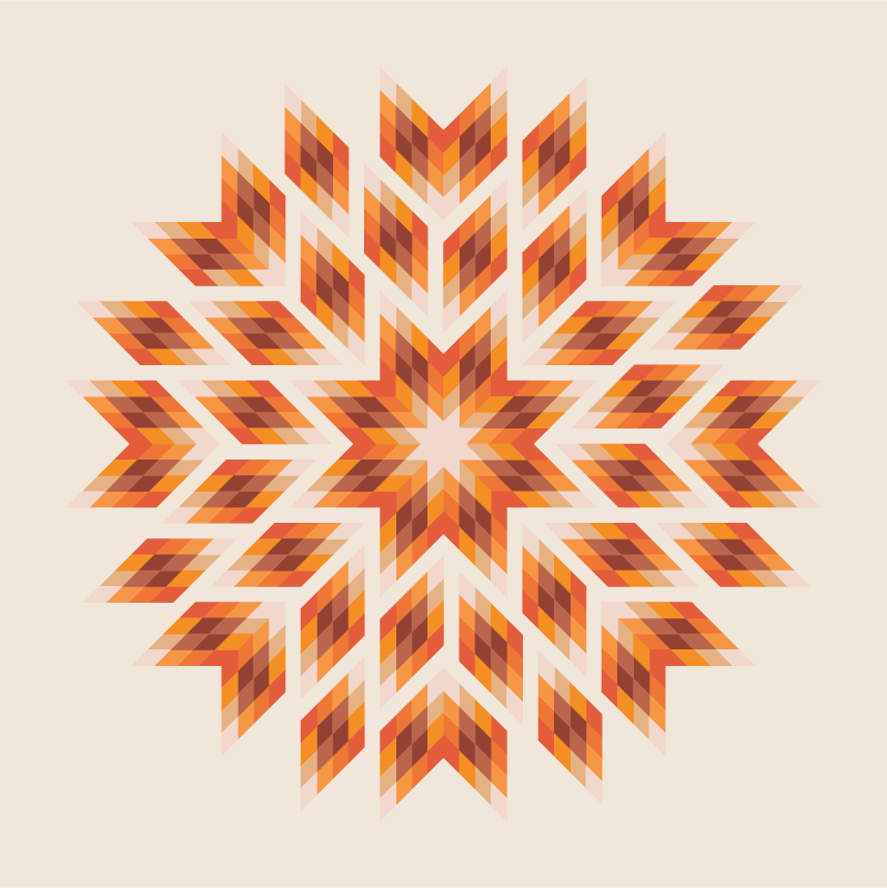 quiltkit | taralee quiltery | cosmic feathers - floydthefox