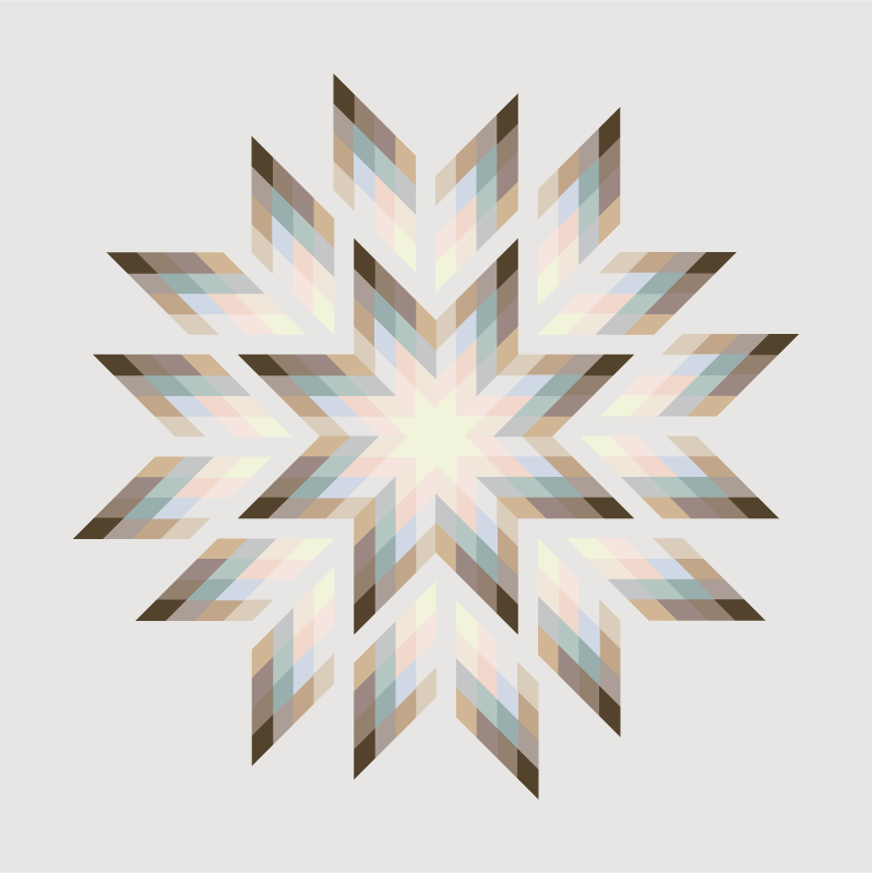 quiltkit | taralee quiltery | cosmic feathers - floydthefox