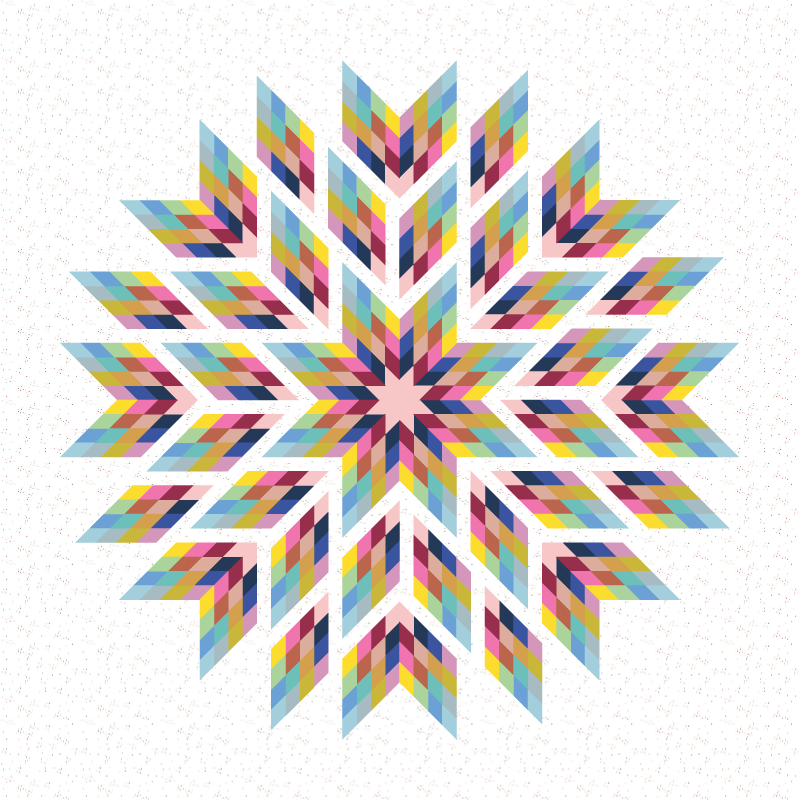 quiltkit | taralee quiltery | cosmic feathers - floydthefox