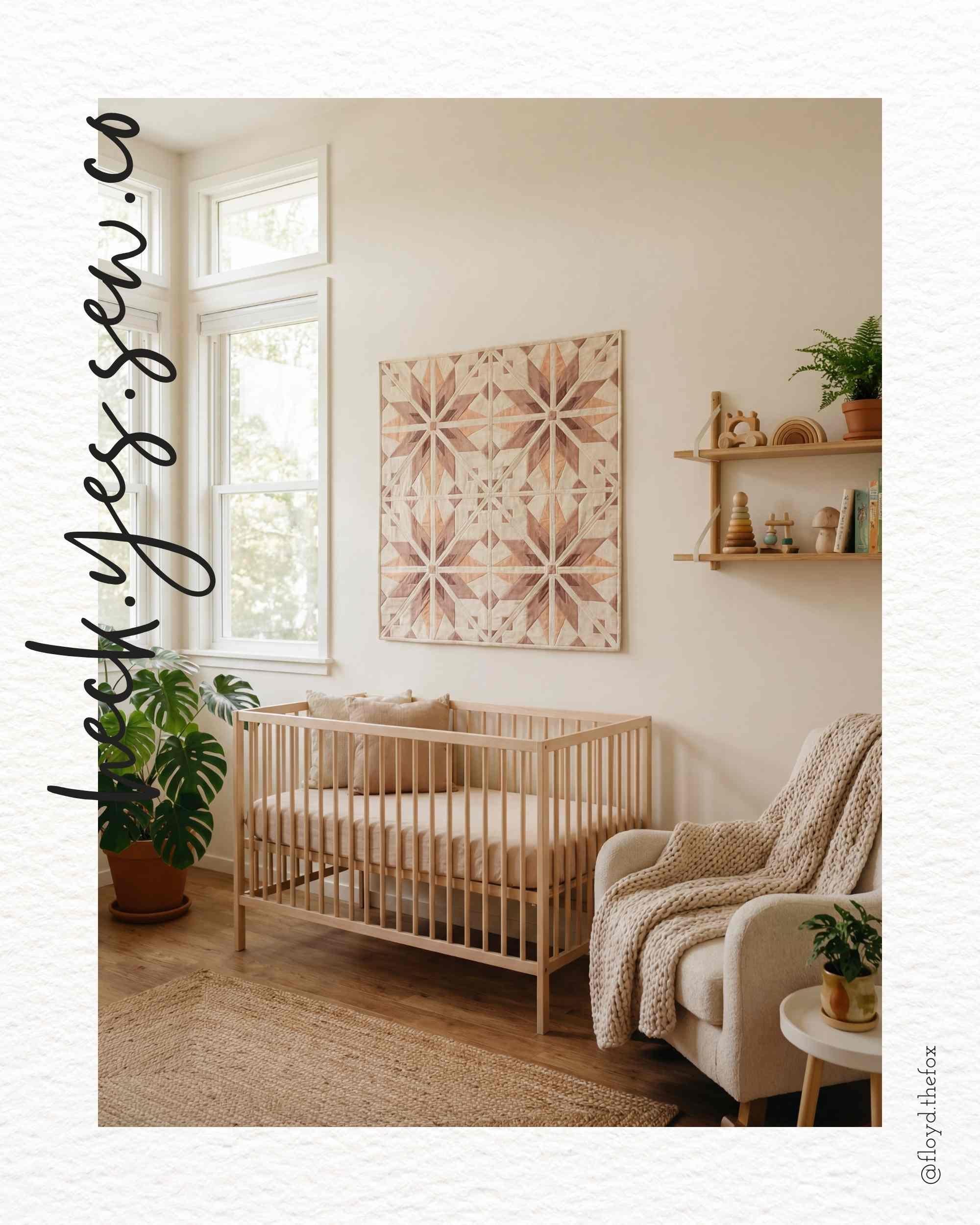 quiltkit | heck.yes.sew.co | sweet creek | baby peach