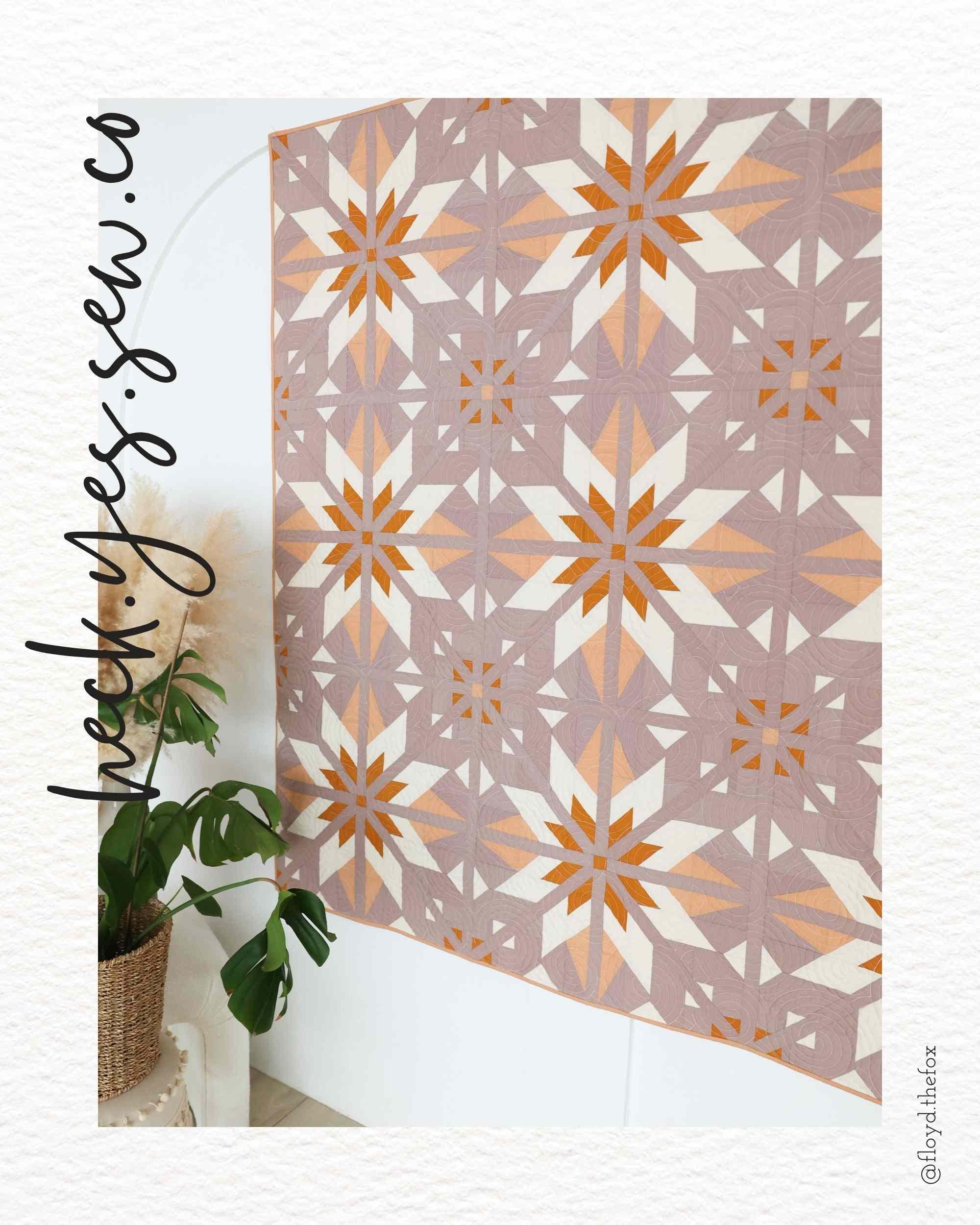 quiltkit | heck.yes.co | sweet creek | throw cover