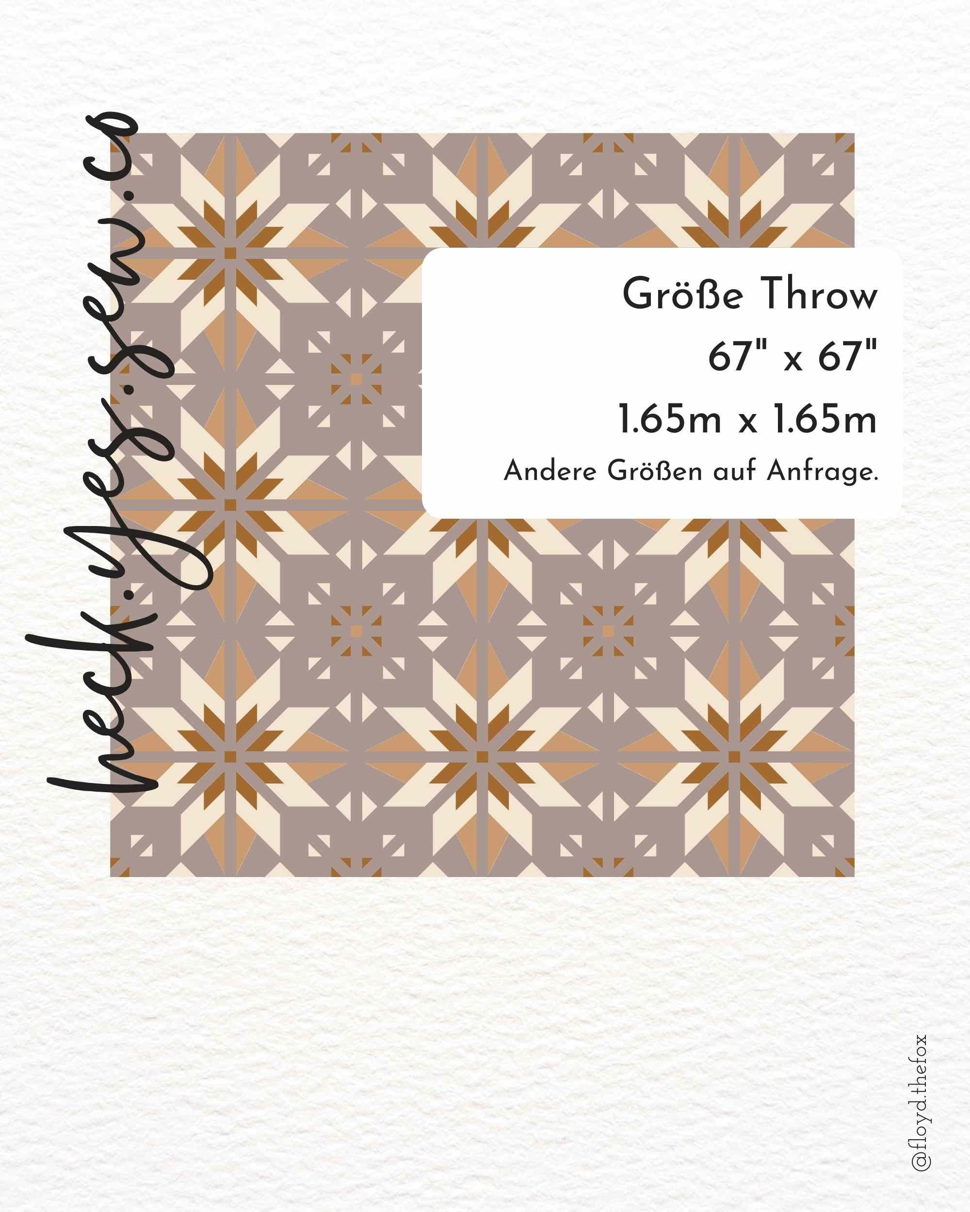 quiltkit | heck.yes.co | sweet creek | throw cover