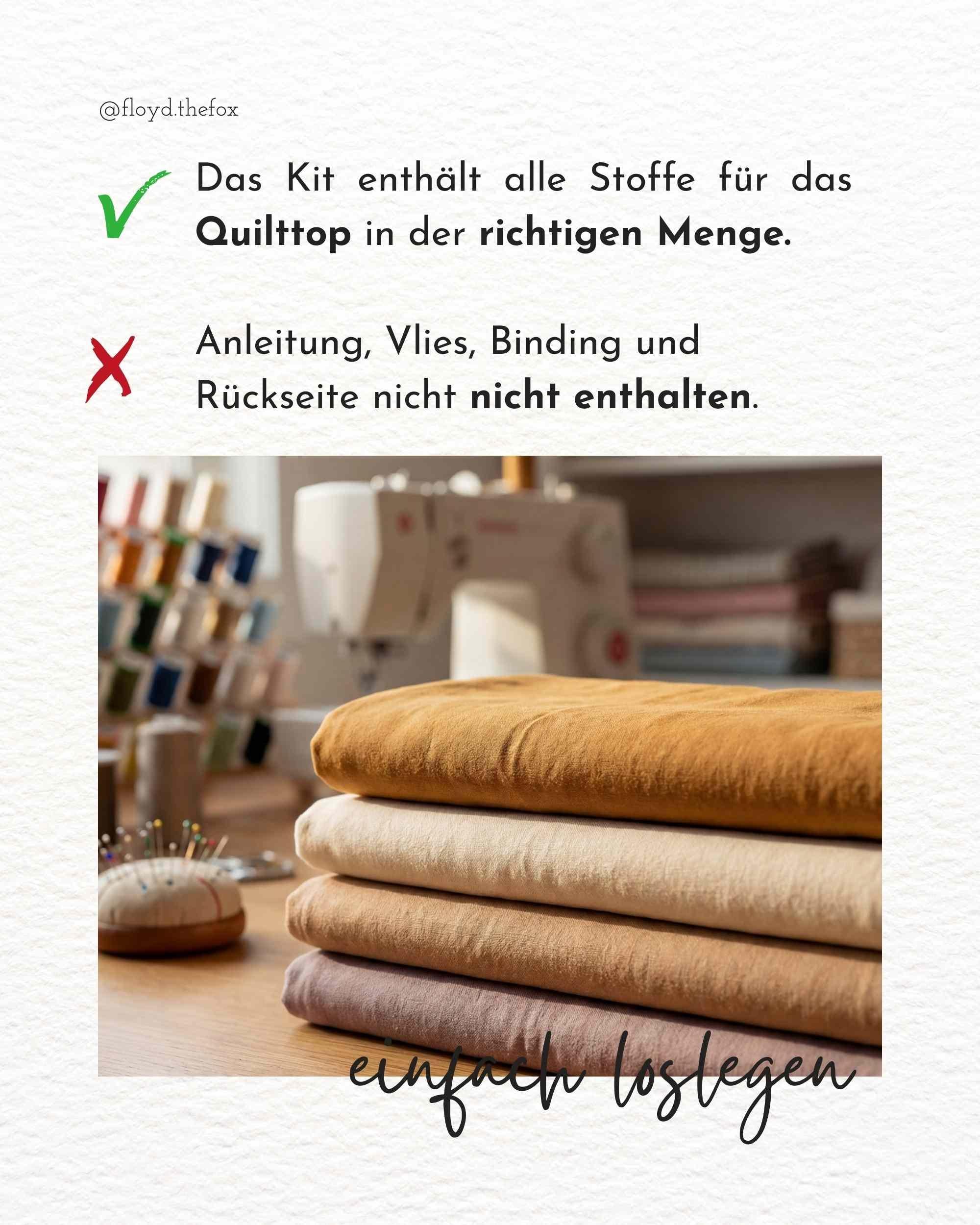 quiltkit | heck.yes.co | sweet creek | throw cover