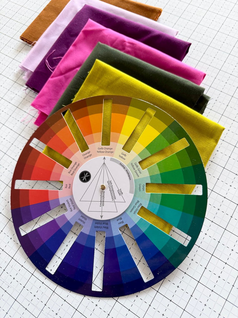 quiltwerke farbrad | quilter's colour wheel - floydthefox