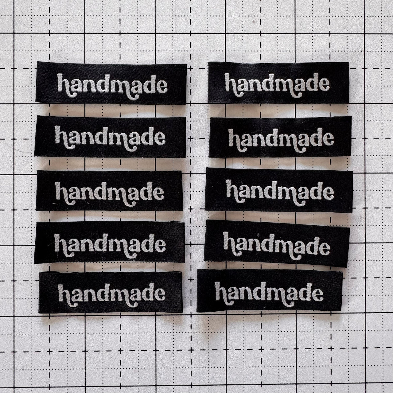 quiltwerke weblabel | special edition 1/2026 | label handmade schwarz - floydthefox