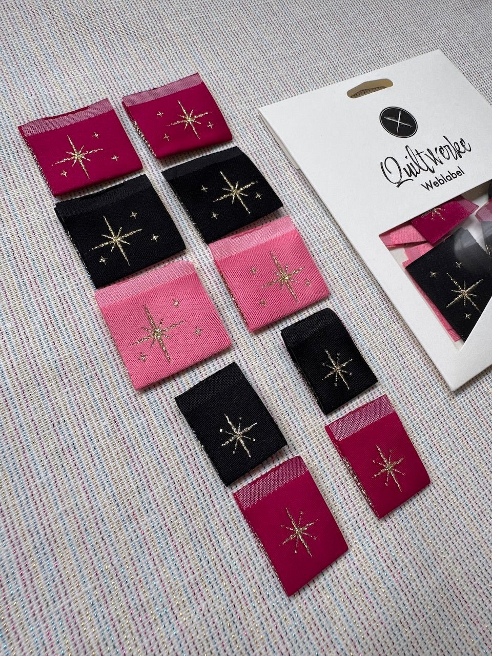 quiltwerke weblabel | special edition 2/2026 | set starry pink - floydthefox