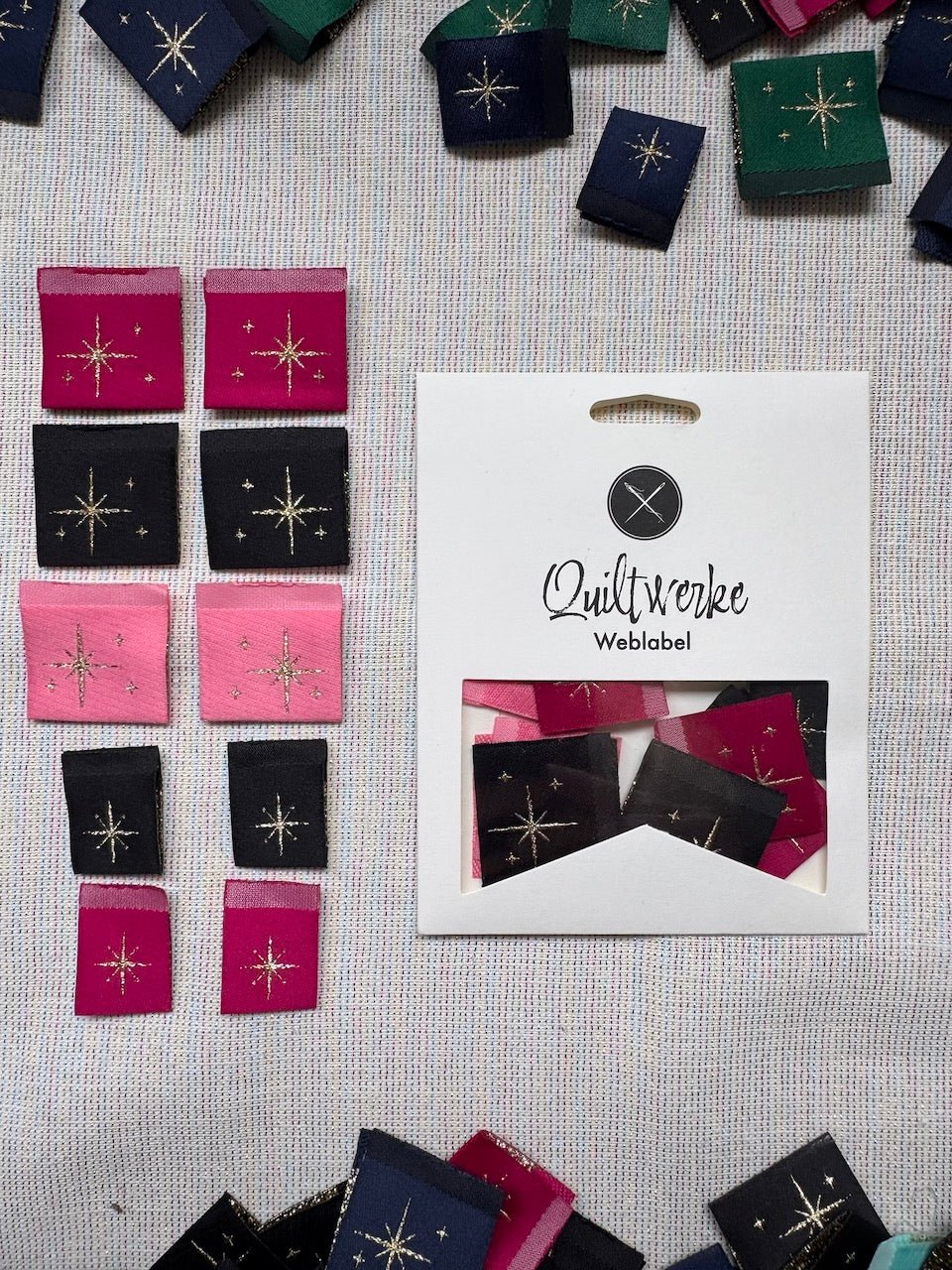 quiltwerke weblabel | special edition 2/2026 | set starry pink - floydthefox