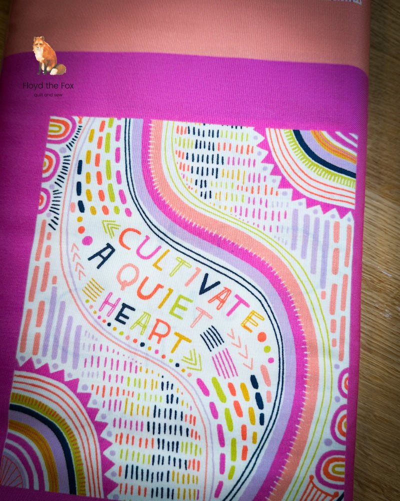 RESTSTÜCK art gallery fabrics | sunrise sunset | affirmations panel - floydthefox