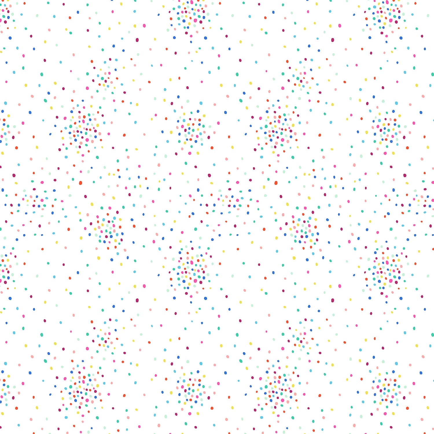 rjr fabrics | miniature minis | dapple dots celebration white