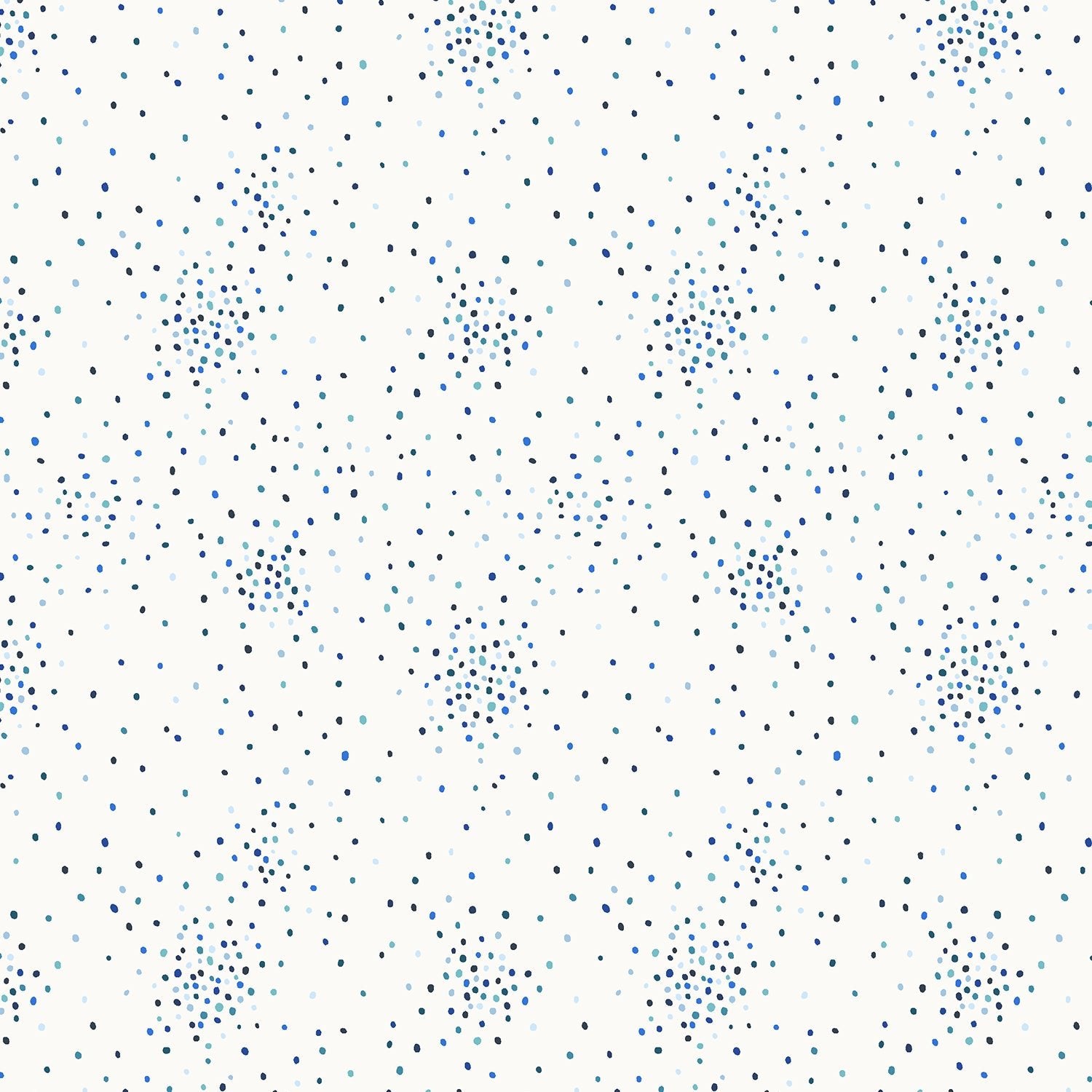 rjr fabrics | miniature minis | dapple dots blue cream - floydthefox