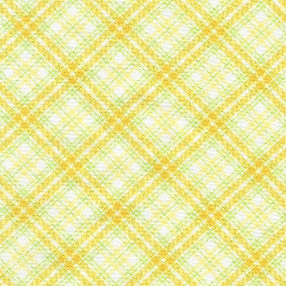 robert kaufman | patchworkstoff | fabric market | diagonal plaid citrus - floydthefox