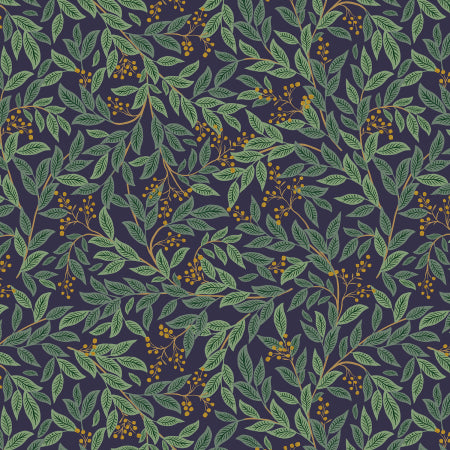 cotton+steel | rifle paper co | holiday classics | willowberry navy - floydthefox