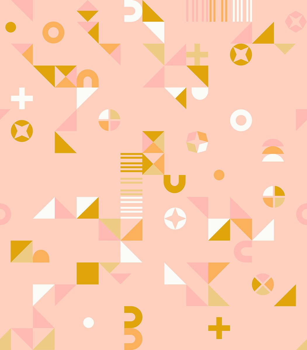 ruby star society | koi pond | motif madness pale peach - floydthefox