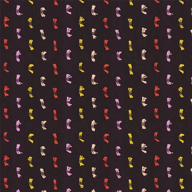 ruby star society | warp&weft | flicker in black - floydthefox