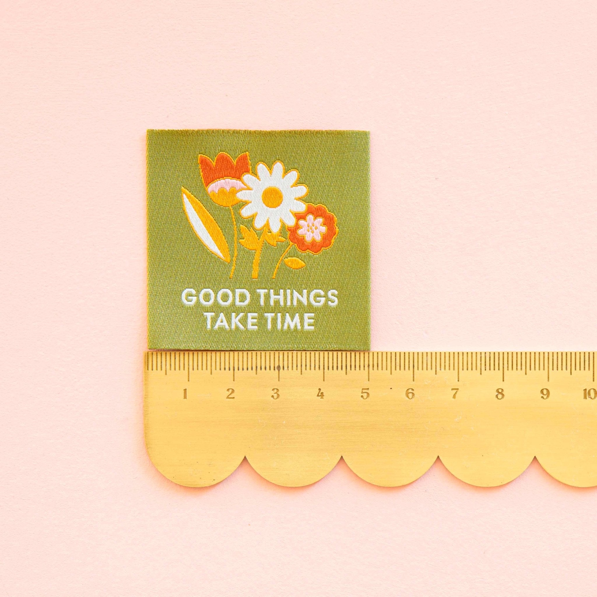 sarah hearts | weblabel | good things take time - floydthefox