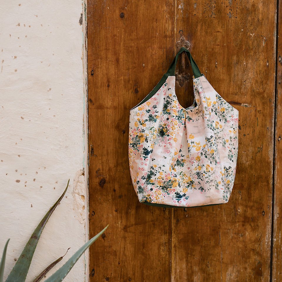 see you at six | cotton canvas gabardine twill - garden sky - floydthefox