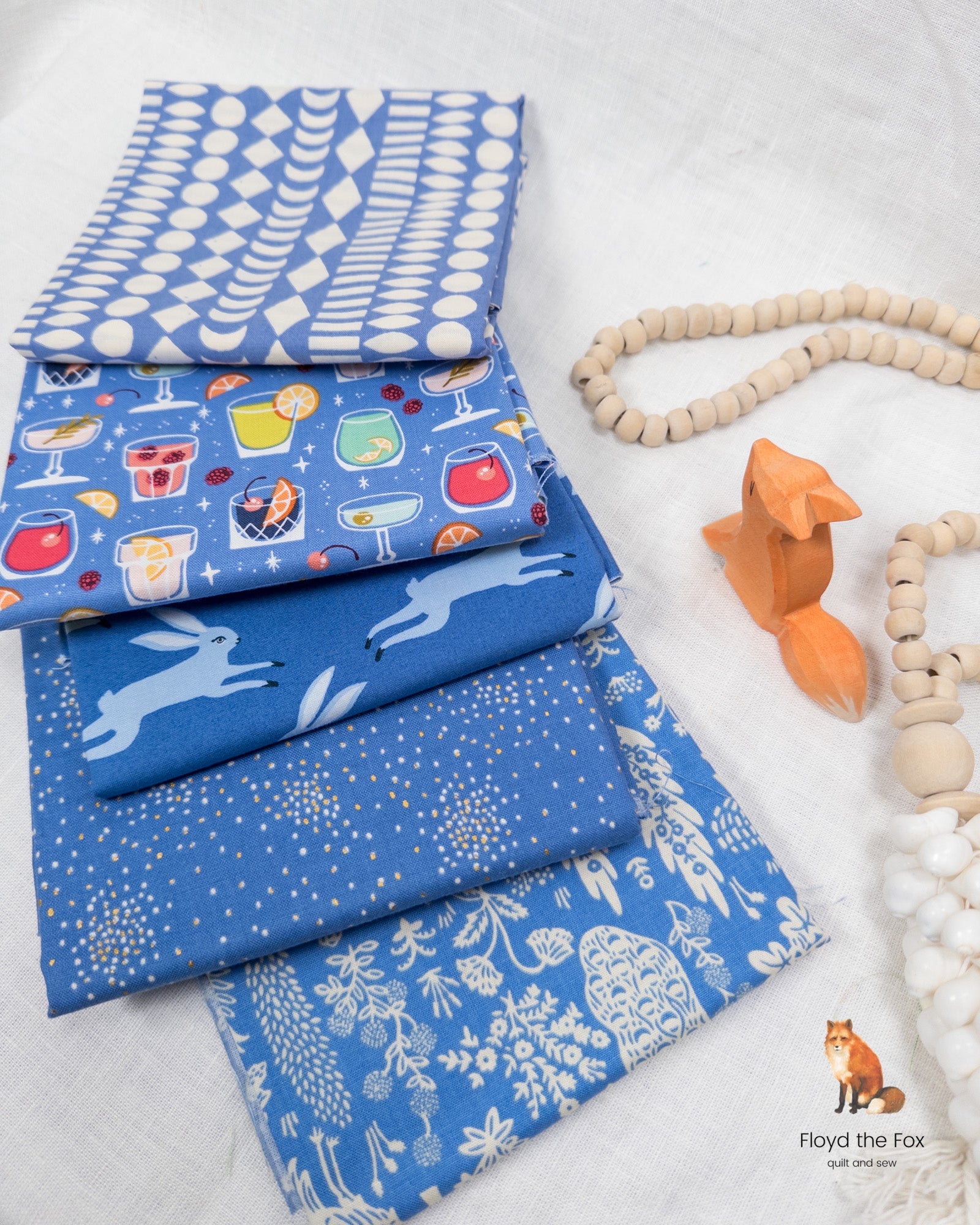 stoffpaket | collectors edition | tonal blues - floydthefox