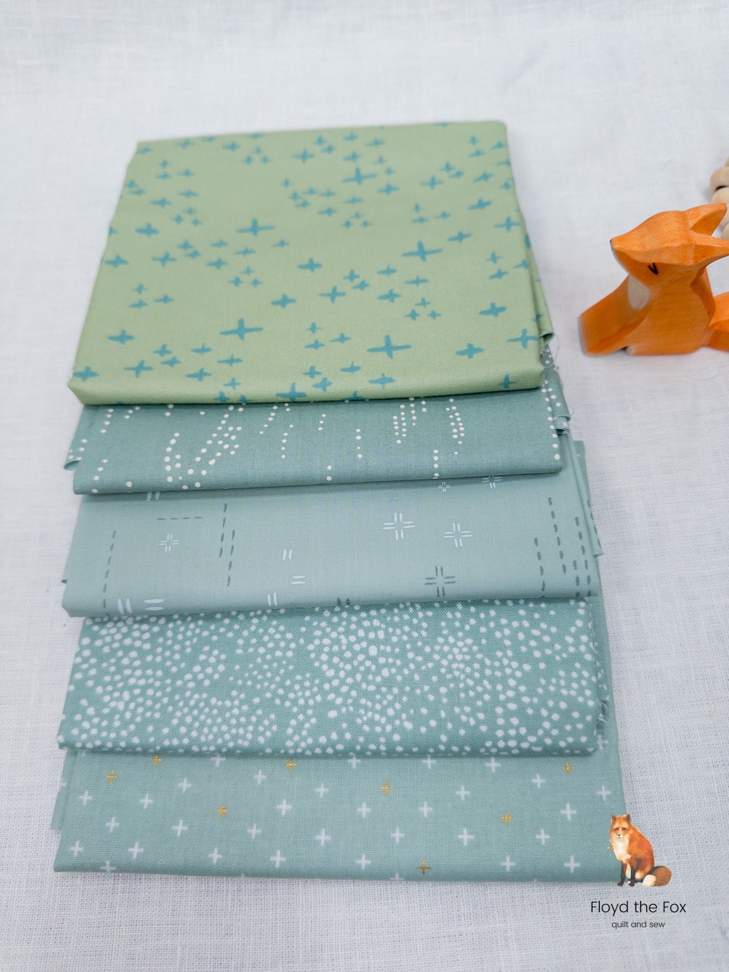 stoffpaket | monochrome | mint harmony - floydthefox