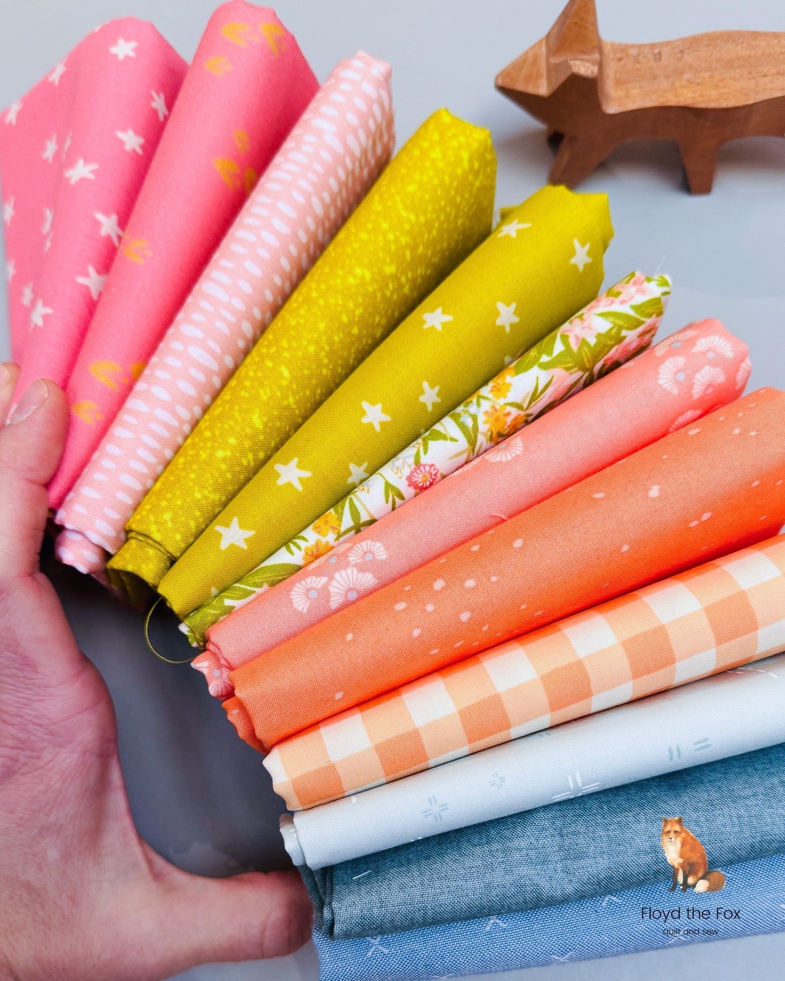 stoffpaket | spring | 12 - floydthefox