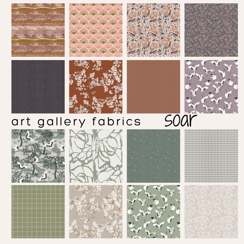 strip roll | art gallery fabrics | soar 40 streifen (2,5″) - floydthefox