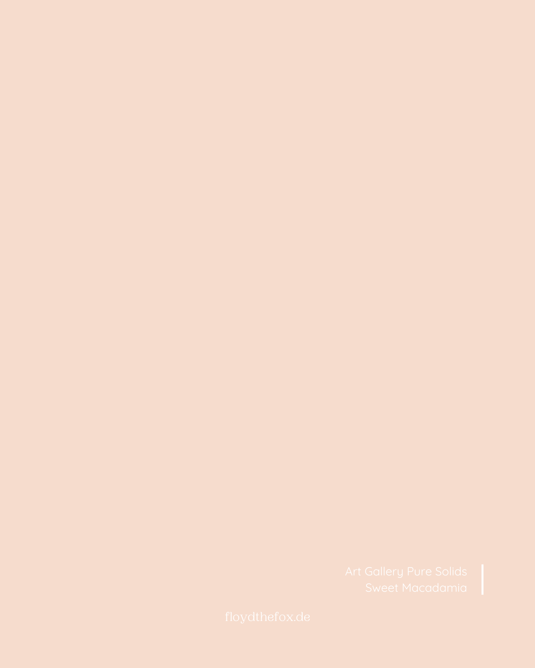 sweet macadamia | art gallery PURE solids - floydthefox