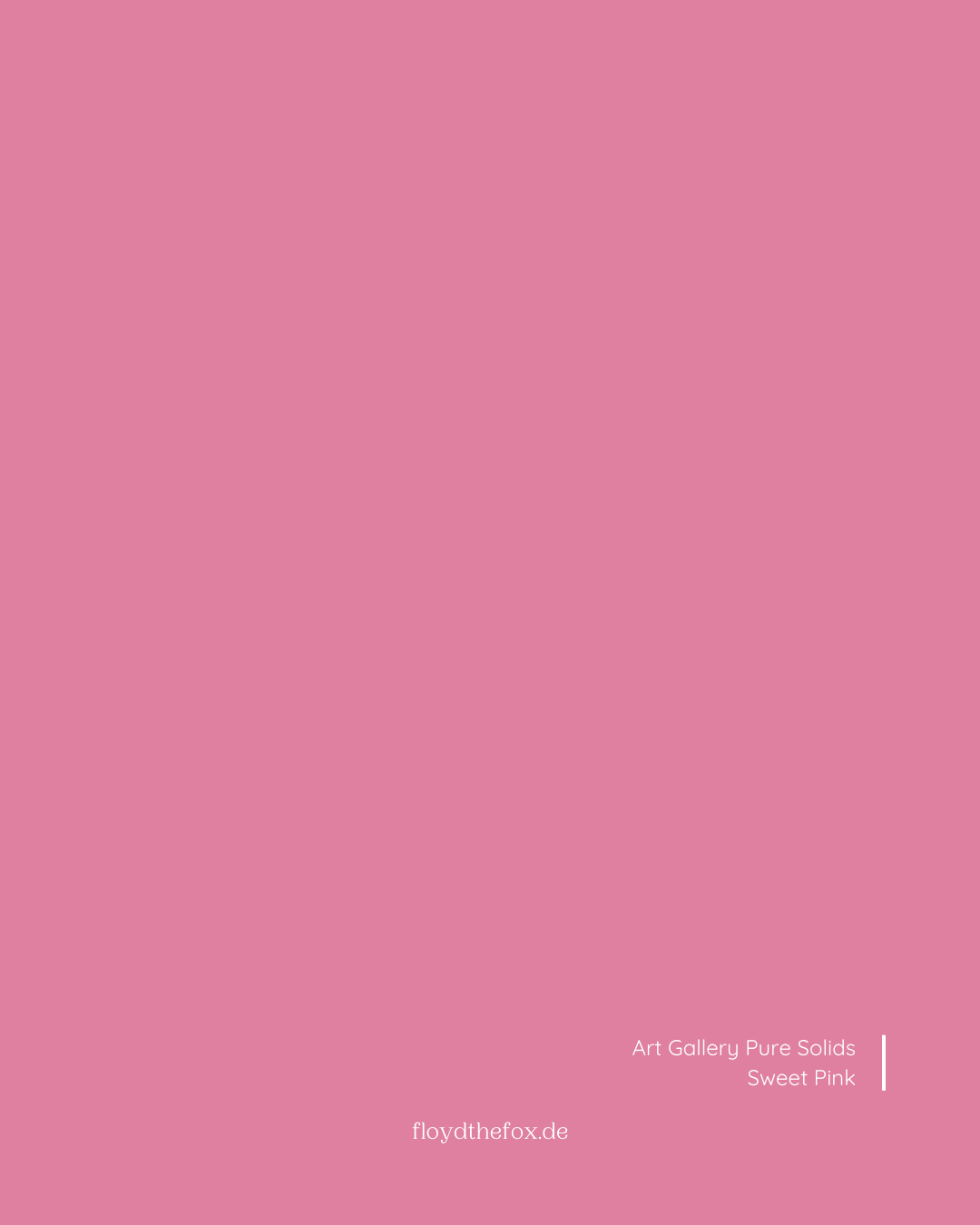 sweet pink | art gallery PURE solids - floydthefox
