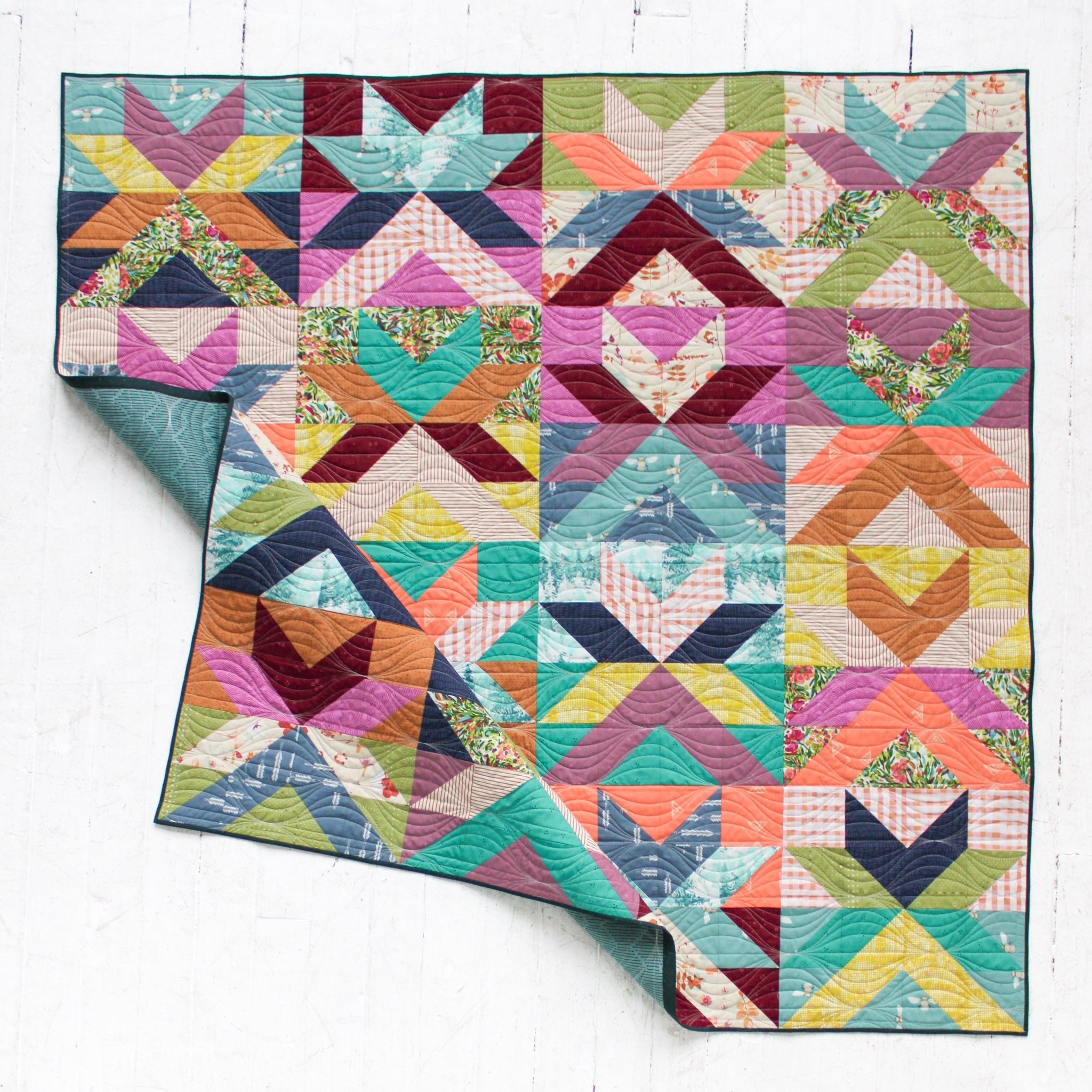 The Making of a Quilter | Projekt 2 | Quiltkit Resilient - Cover - floydthefox