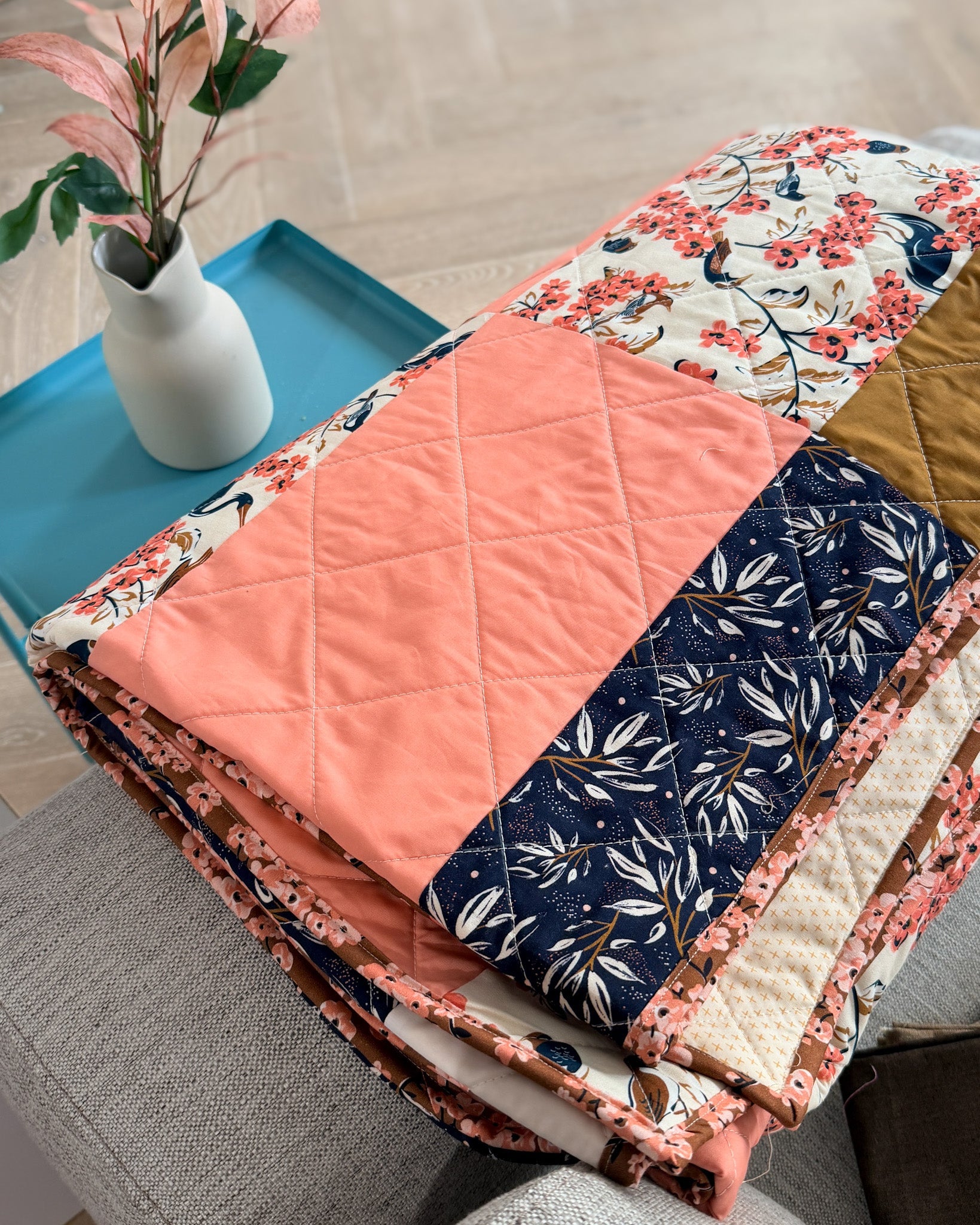 The Making of a Quilter | Throw Upgrade "Alchemist – Enchanted" | von Baby Quilt auf 180 x 180 cm - floydthefox