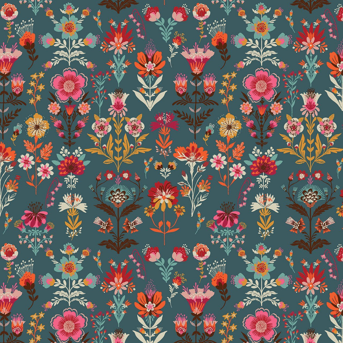 thread&ink | patchworkstoff | fine folk | country blooms - floydthefox