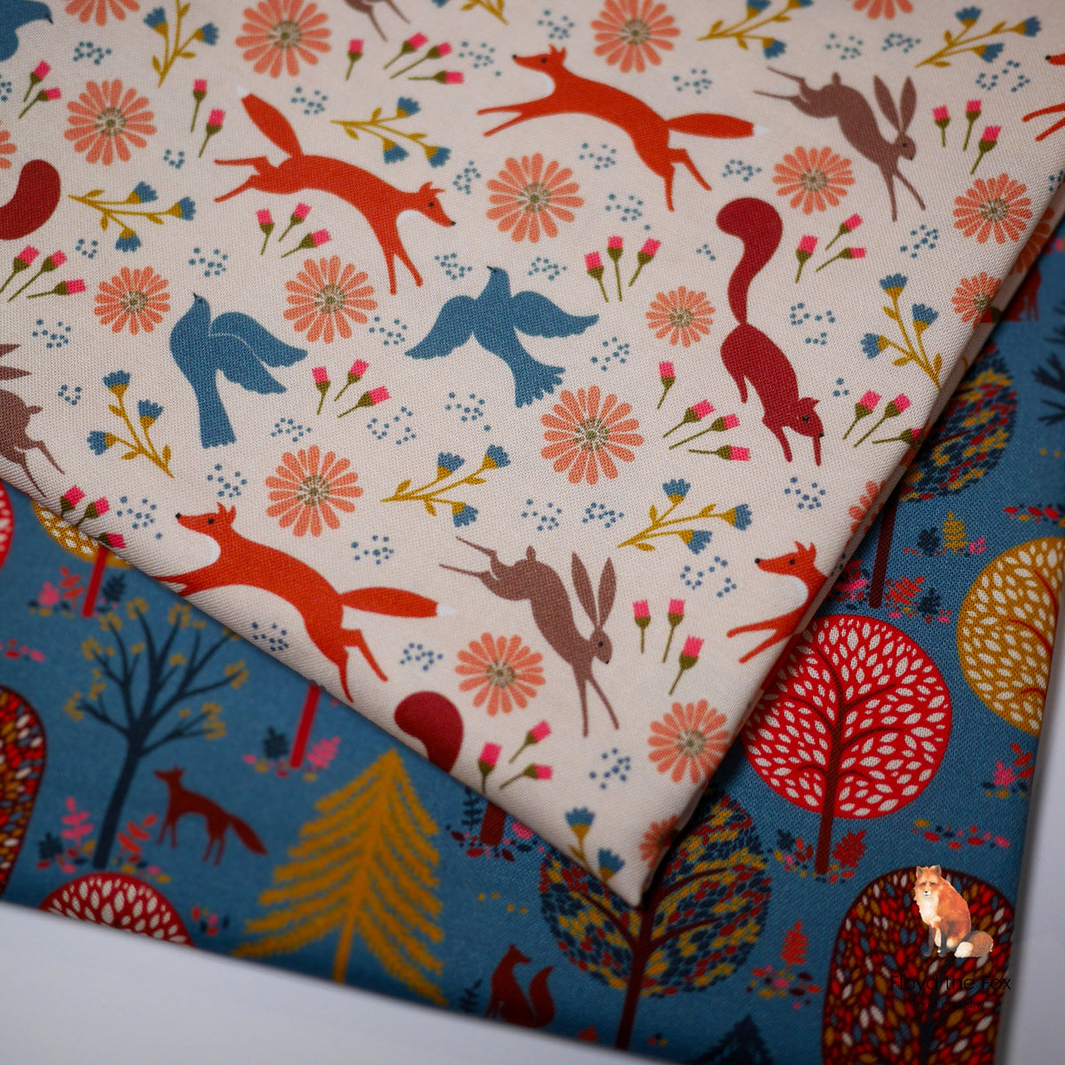 thread&ink | patchworkstoff | new forest | woodland tales - floydthefox