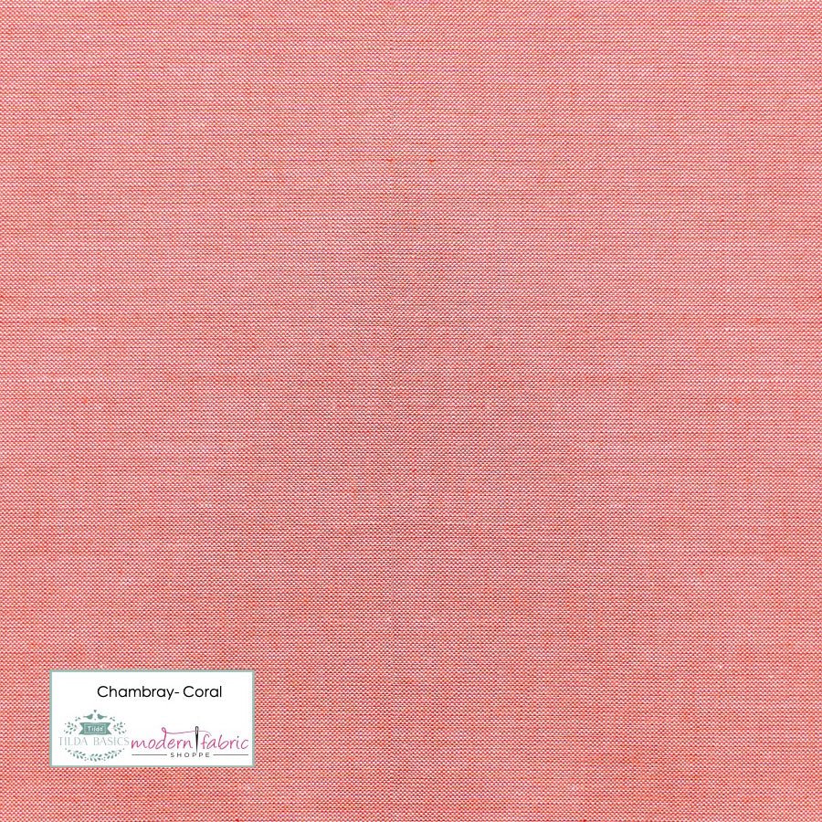 tilda | basics chambray | coral - floydthefox