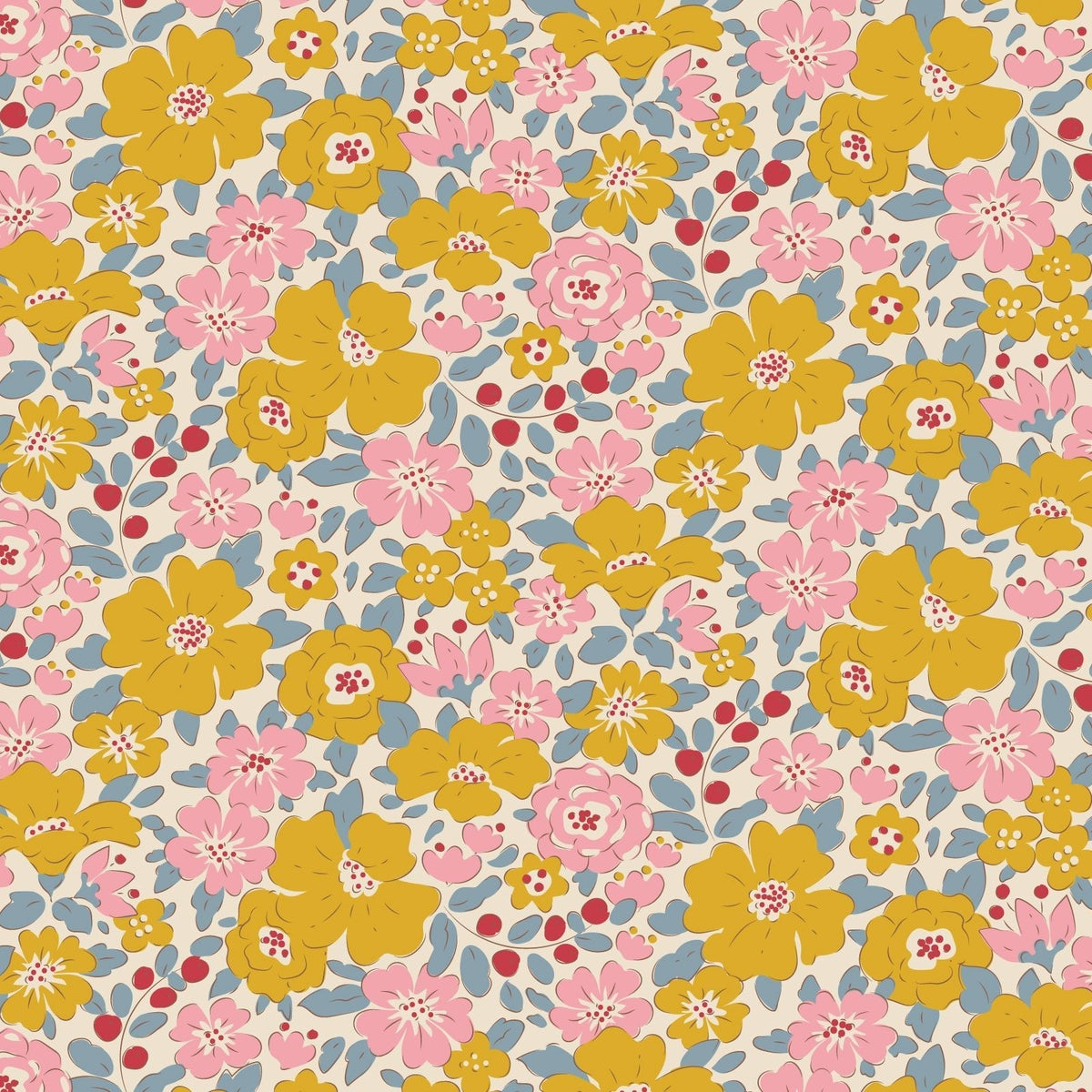 tilda | patchworkstoff | creating memories | harper yellow - floydthefox