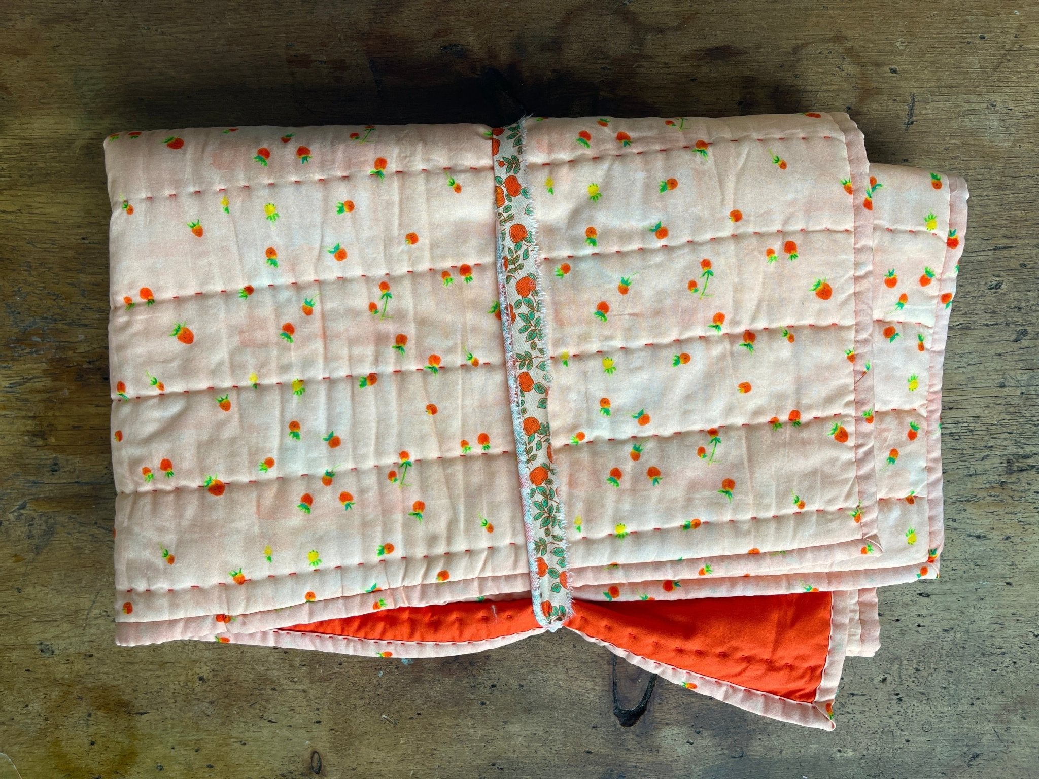 windham fabrics | heather ross by hand | wild strawberries blush - floydthefox