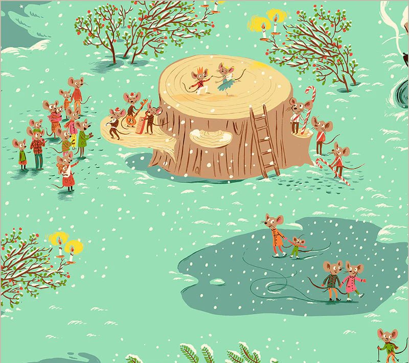 windham fabrics | heather ross studio edit | christmas mice - floydthefox