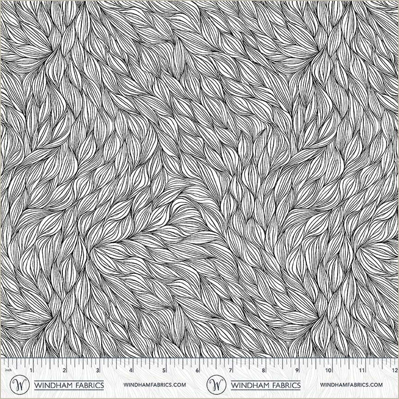 windham fabrics | patchworkstoff | pen & petal | rhythm white - floydthefox
