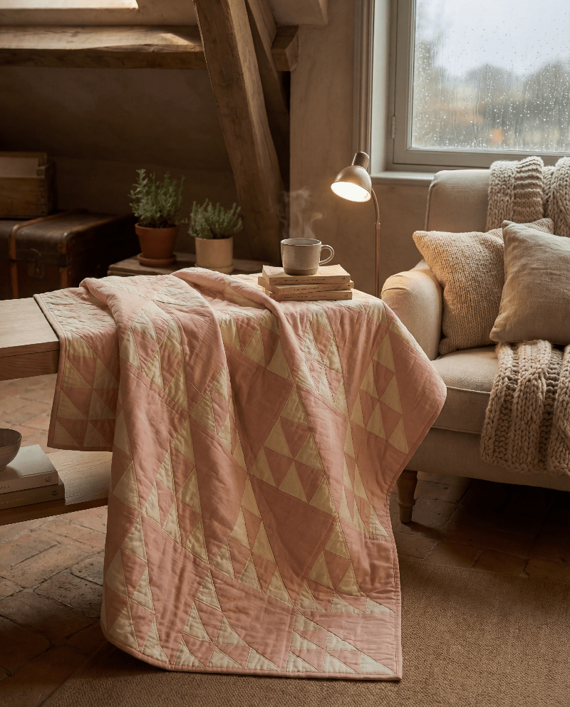 windham fabrics | perfect points ii | birds in the air pink - floydthefox