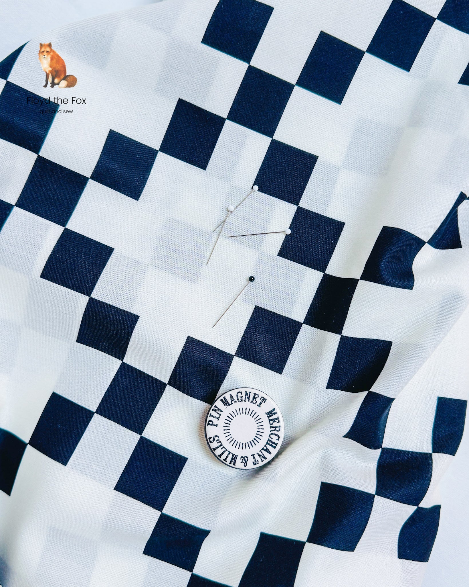 windham fabrics | perfect points | nine patch | black&white - floydthefox