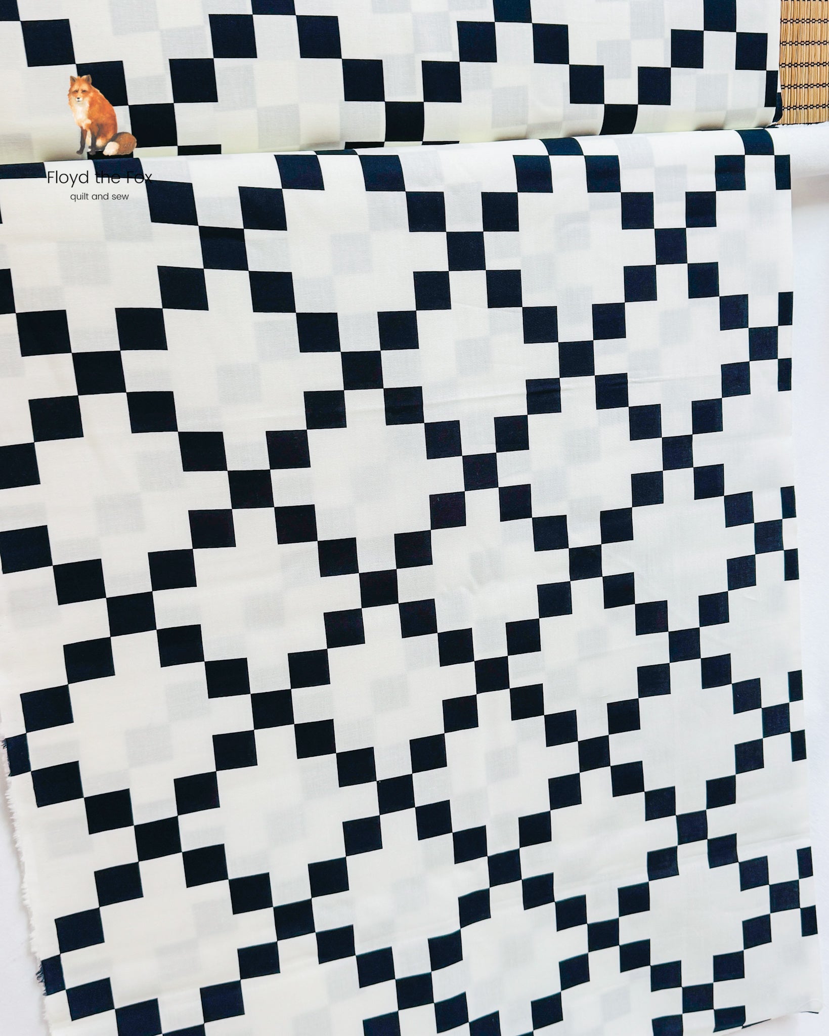 windham fabrics | perfect points | nine patch | black&white - floydthefox