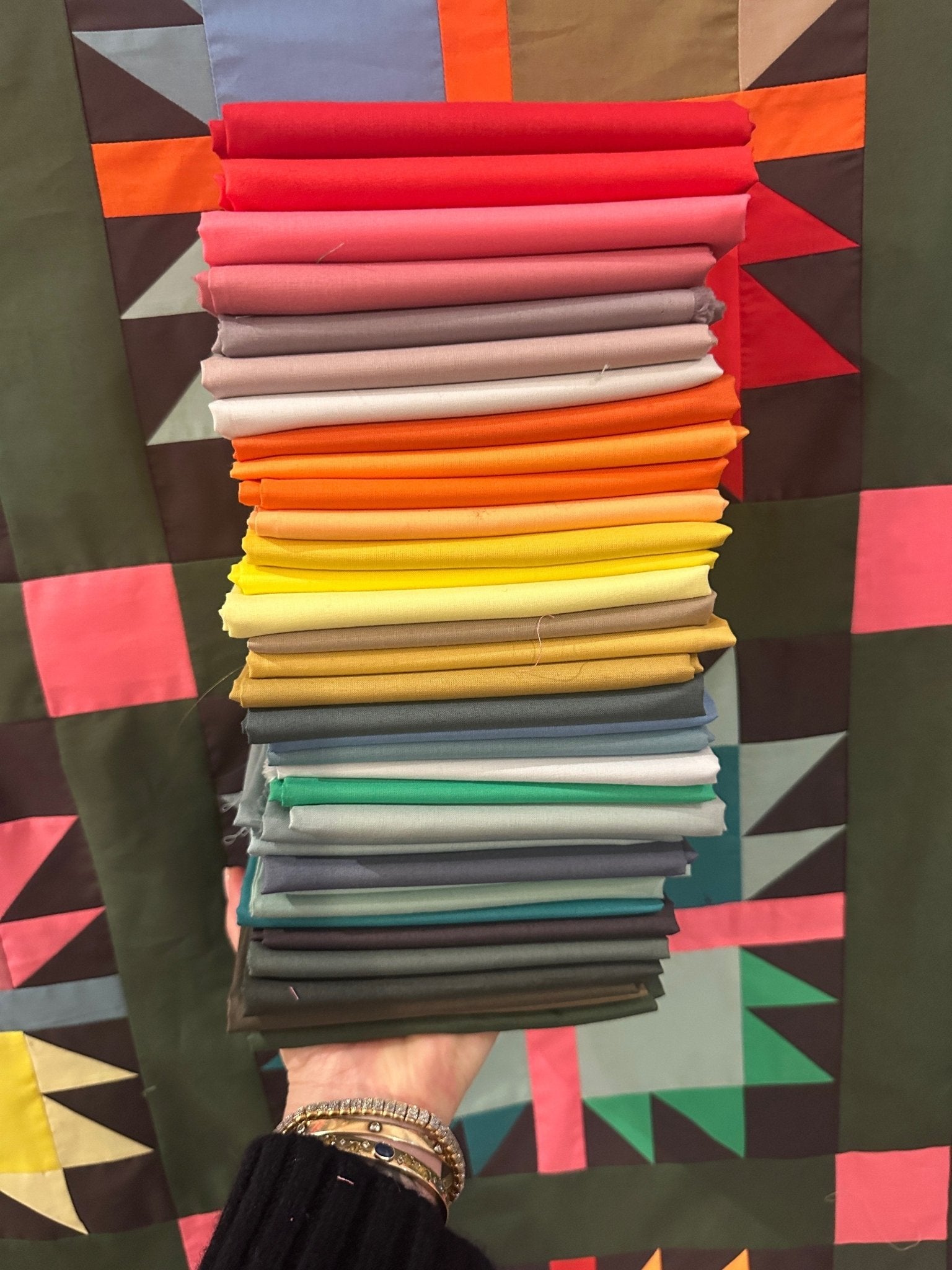 windham fabrics | ruby + bee solids | morning - floydthefox