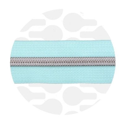 zipper zoo | endlos - reißverschluss | glacier blue - floydthefox