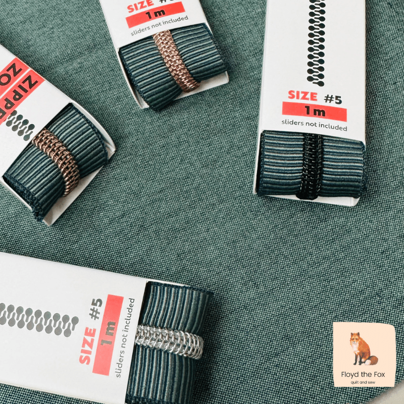 zipper zoo | endlos - reißverschluss | striped forest - floydthefox